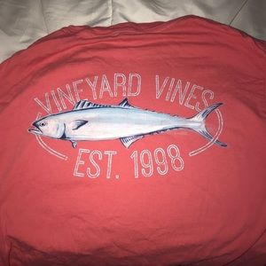 Vineyard vines salmon long sleeve